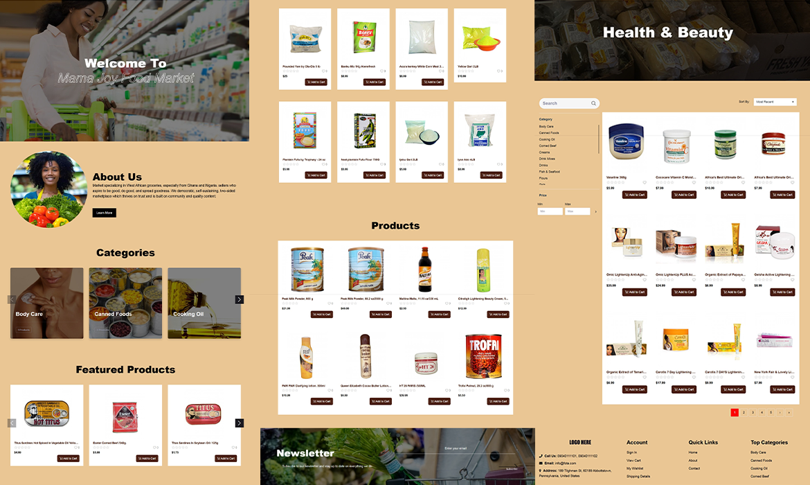 Mama Joy Food Market